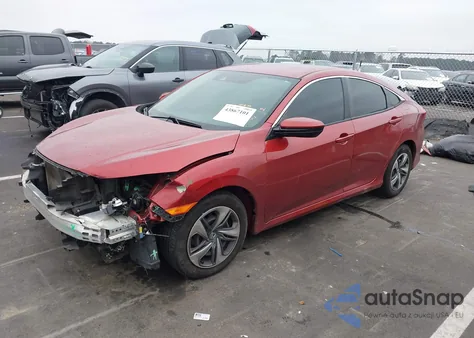 2020 Honda Civic Lx z USA, uszkodzony, nr VIN 2HGFC2F60LH582319